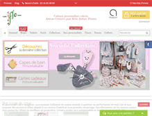 Tablet Screenshot of creaflo-boutique.com